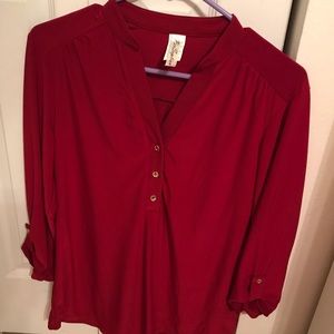 Red blouse
